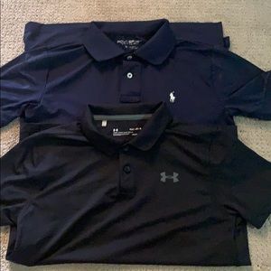 2 boys golf shirts